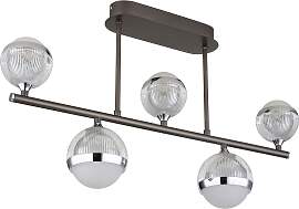 LED-Deckenleuchte Untsy Chrom/Titan max. 35 Watt