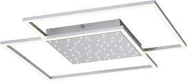 LED-Deckenleuchte Yuki in Grau max. 57 Watt