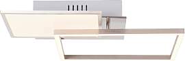 LED-Deckenleuchte Zelia Nickelfarben max. 20 Watt
