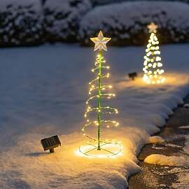 LED-Dekorationen mit Solarpanel,