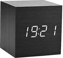LED Digital Wecker, Holz Würfel Uhr Hölzerne Uhr 