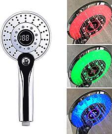 LED Duschkopf, Regendusche 3 Farben Farbwechsel