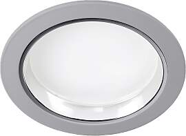 LED Einbaustrahler ARIAN, Alu-matt, 18cm