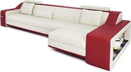 Ledercouch L-Form BERLIN III -  Designer Sofa
