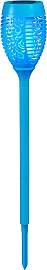 LED Gartenfackel BONETTI, blau (türkis), H:72cm,