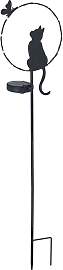 LED Gartenleuchte MAXIMEX "Modell Katze und