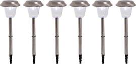 LED Gartenleuchte NÄVE "Gustav", silber 