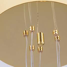 LED Hängeleuchte NOSTA, 9-flammig, Gold