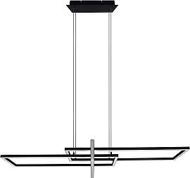 LED-Hängeleuchte Salinas in Schwarz max. 34 Watt
