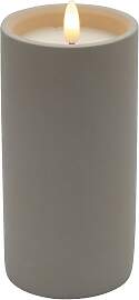LED-Kerze Karen Grau