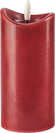 LED-Kerze Sven Dunkelrot