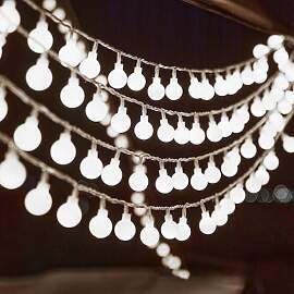 LED Kugel Lichterkette,150CM 10LEDs Globe