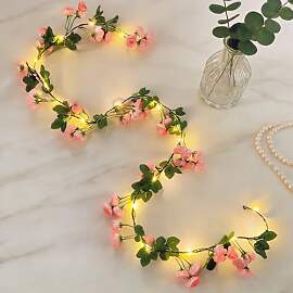 LED Lichterkette,20 LED Lichterkette Blumen
