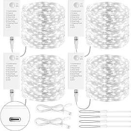 LED Lichterkette 5M mit wiederaufladbarem