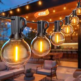 Led Lichterkette Außen, 45.7M/150FT Outdoor
