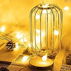 LED Lichterkette Batterie, 6M 40 LEDs