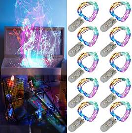 Led-Lichterkette, Batteriebetrieben, 1 M, 10 Leds, 