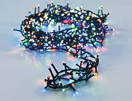 LED Lichterkette bunt mit 8 Leuchtfunktionen - 30