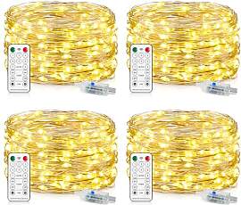 LED Lichterkette mit 100 LEDs, 10M USB