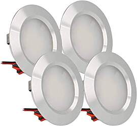 LEDLUX 4 Stück Mini LED Downlight Runde schlanke