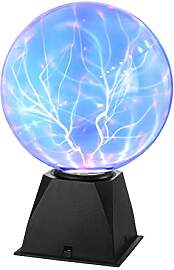 LEDMOMO Plasmaball Magische Plasmakugel Blau Licht 