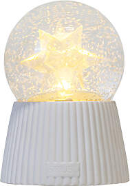 LED-Schneekugel Capella Star (Stern) Sirius Glas,