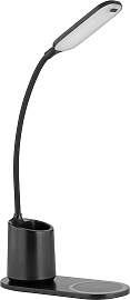 LED-Schreibtischleuchte Melli Opal/Schwarz max. 3