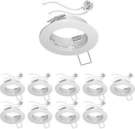 ledscom.de 10 Stück Decken-Einbaurahmen FERE,