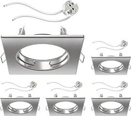 ledscom.de 5 Stück Deckeneinbaurahmen RIR