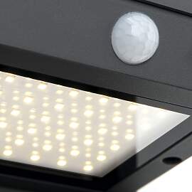 LED Solar-Außenwandleuchte VOLTA mit