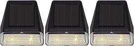 LED Solar Wandleuchte 3er Set