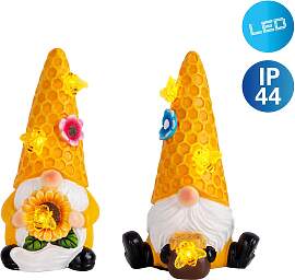 LED Solarleuchte NÄVE "Abby", bunt,