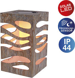 LED Solarleuchte NÄVE "Hilda", beige