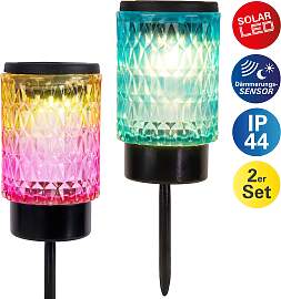 LED Solarleuchte NÄVE "Mila", bunt,