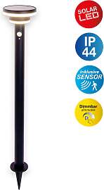 LED Solarleuchte NÄVE "Nora", schwarz,