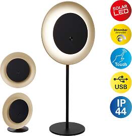 LED Solarleuchte NÄVE "Solan", beige,