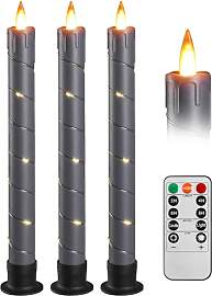 LED Stick Kerze mit Timer-Funktion, blinkende