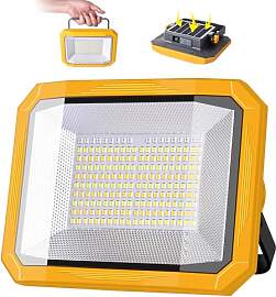 LED Strahler Akku 60W, Solar Arbeitsleuchte LED