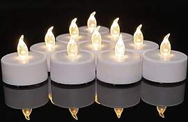 LED Teelichter 50pack Flammenloses batterie kerzen 