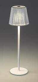 LED Tischlampe Fäden rund H. 40cm mit Touchsensor 