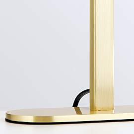 LED Tischleuchte AUFTAKT, Gold-matt mit schwarzem