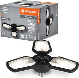 LEDVANCE Highbay Blade Deckenlampe in Schwarz, mit 