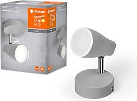 LEDVANCE LED SPOT PEAR Deckenanbau-Spot, grau,