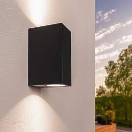 Ledvion Helene | LED Wandleuchte Außen Schwarz