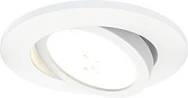 Ledvion LED Einbaustrahler, Weiß, 7W, IP65, CCT,