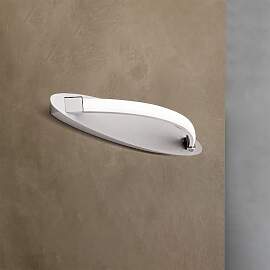 LED-Wandleuchte CURVE, Alu matt, 45cm