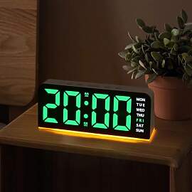 LED Wecker Digital mit Großen Zahlen, Versatile