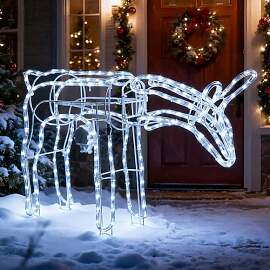 LEDYA Reindeer Beleuchtete Weihnachtsdekoration,