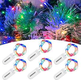 LEECOCO 6 Stück 2m 20 Led lichterkette mit