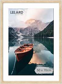 LEEJARD Bilderrahmen 50x70cm, Oak Holz Fotorahmen